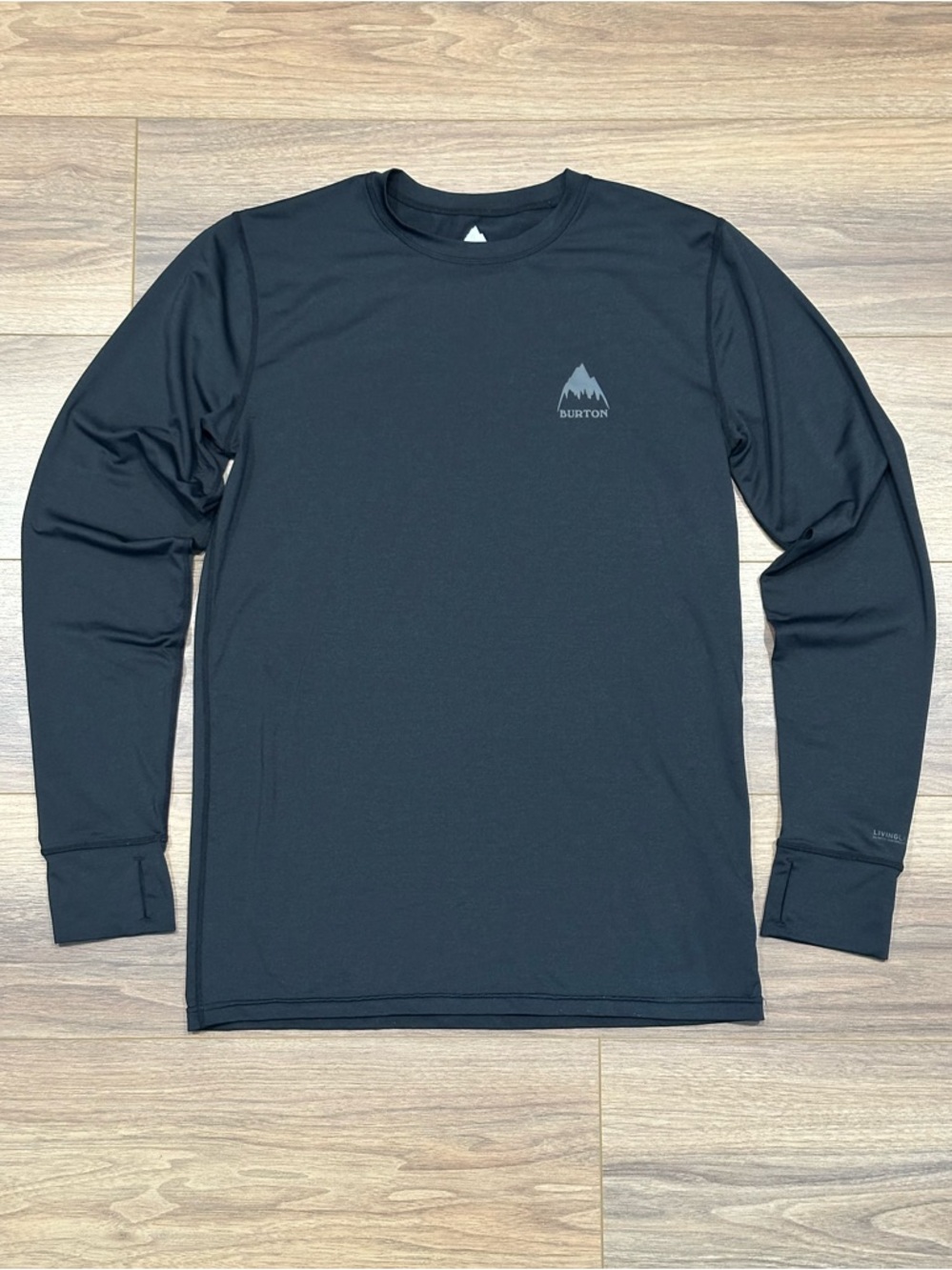 Burton Lightweight X Base Crewneck in Black Size Large